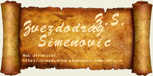 Zvezdodrag Simenović vizit kartica